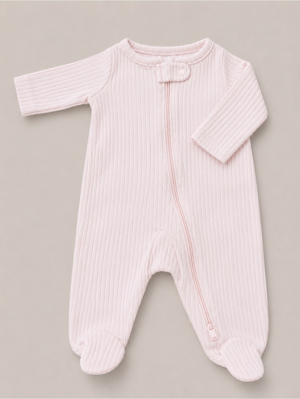 Carter’s - Double Zipper Sleeper - Light Pink (Cotton) - 3M